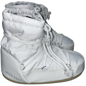 Moon Boot Light Low Nylon Boots Unisex White